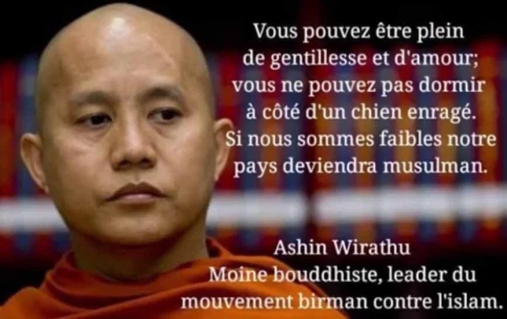 Ashin Wirathu moine bouddhiste birman