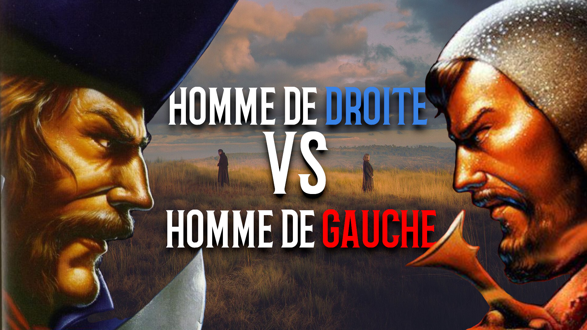 la droite contre la gauche