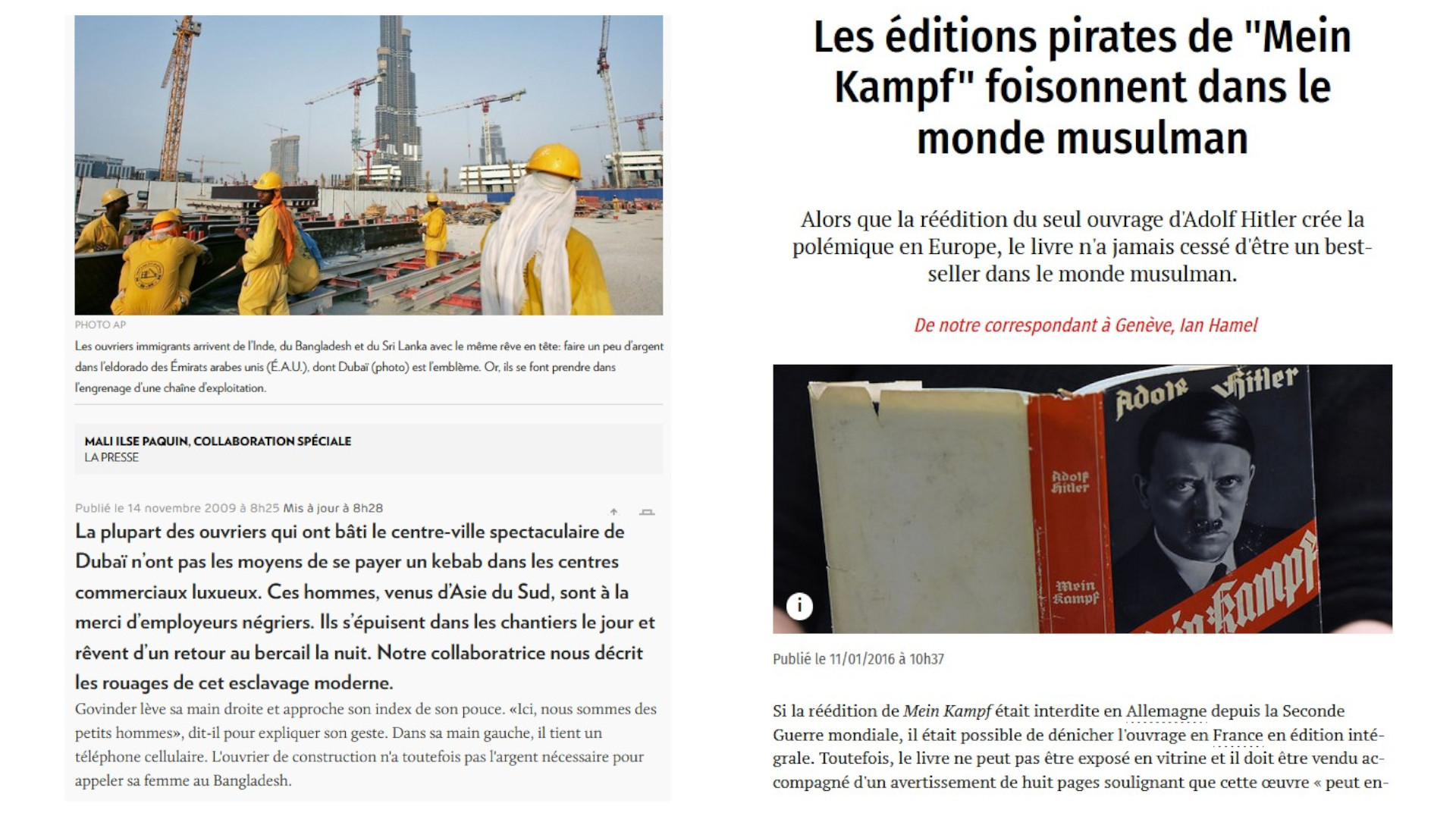 Esclavage Emirats, best seller monde arabe