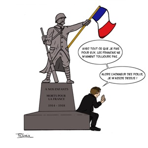 Macron et le centenaire guerre 14-18